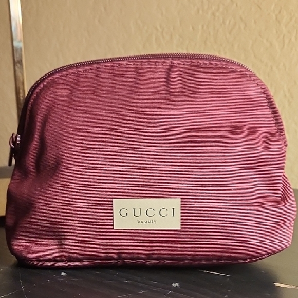 Gucci Beauty Deep Red Cosmetic Pouch - Picture 1 of 3